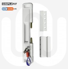 CAL Slide-Lok - Sliding Patio Door Lock for Single Doors with 2 Keep Options